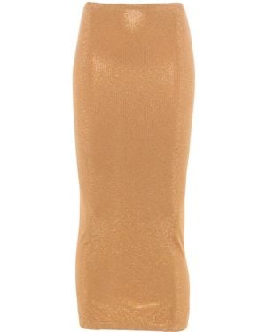 Wolford Fatal Stud-Embellished Midi Dress - Brown