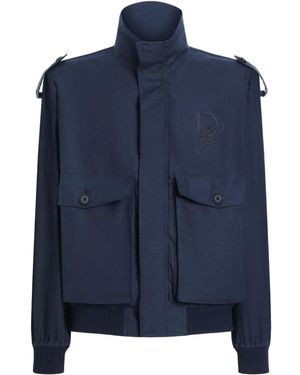 Dolce & Gabbana ロゴ ジャケット - ブルー