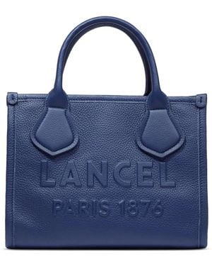 Lancel Jour De Kleine Leren Shopper - Blauw
