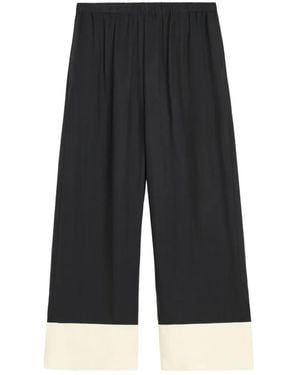 By Malene Birger Pantalon Colour Block - Black