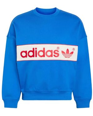 adidas Adisignature Ny Crew-Neck Sweatshirt - Blue