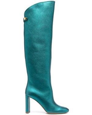 Maison Skorpios Adriana 90Mm Knee-High Boots - Green
