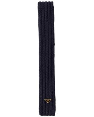 Prada Écharpe En Laine - Blue