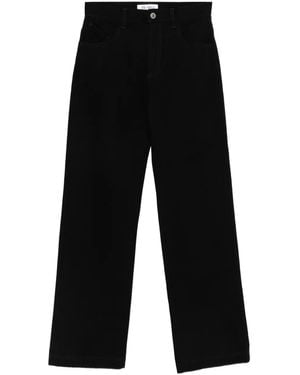 The Attico Straight-Leg Jeans - Black