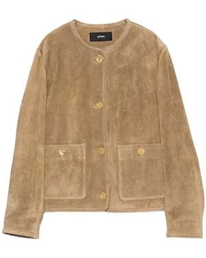 Arma Leather Jacket - Natural