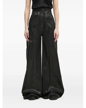 Rick Owens Wide-Leg Jeans - Black