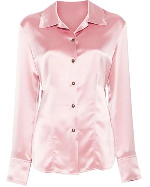Nanushka Nathalie Fitted Shirt - Pink