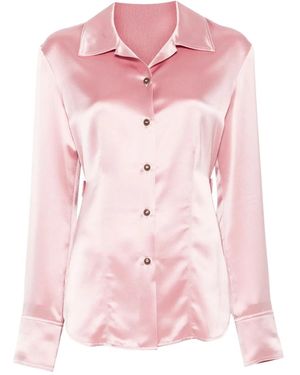 Nanushka Nathalie Fitted Shirt - Pink