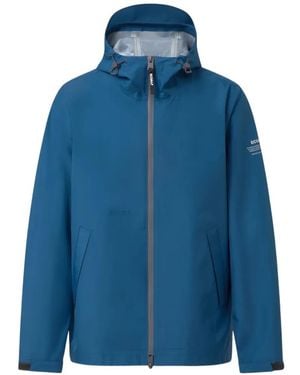 Ecoalf Diluvio Hooded Zip-Up Jacket - Blue