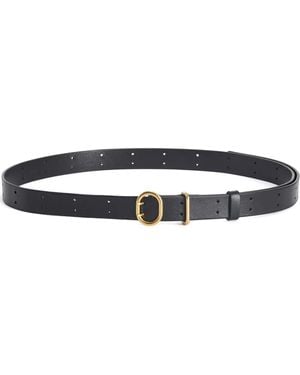 Jil Sander Leather Belt - Black