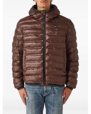Blauer Donald Reversible Padded Jacket - Brown