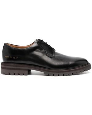 Common Projects Leather Derby Shoes - Black