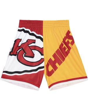 Mitchell & Ness "Kansas City Chiefs" Nfl Big Face Fashion Short 5.0 - Orange