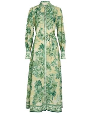 ALÉMAIS Robe-Chemise Sara - Green