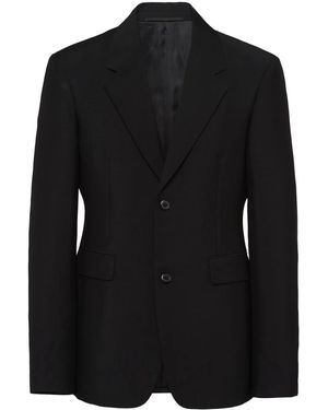 Prada Kid Mohair Jacket - Black