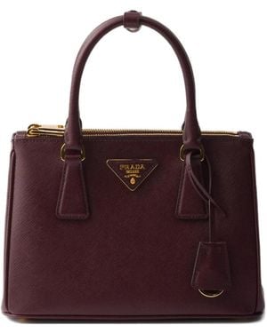 Prada Bandolera Galleria pequeña - Morado