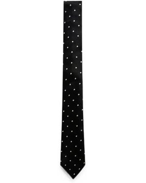 Tom Ford Polka-Dot Silk Tie - Nero