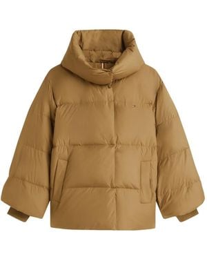 Tommy Hilfiger フーデッド パデッドジャケット - ナチュラル