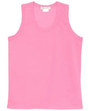 Comme des Garçons Round-Neck Tank Top - Pink