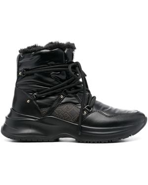 Liu Jo Lace-Up Ankle Boots - Black