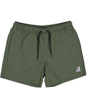 K-Way Le Vrai 3.0 Olivier Swim Shorts - Green