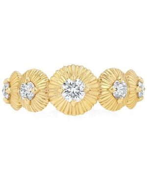 Lizzie Mandler Fluted ダイヤモンド リング 18kイエローゴールド - メタリック