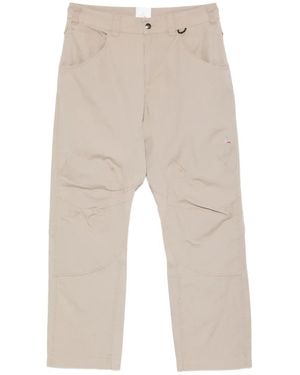 ROA Pantalon Crimp Shaped En Coton - White