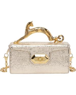Lanvin Pencil Cat Nano Bag - Metallic