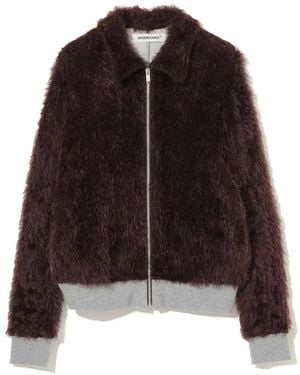 Undercover Jack Met Vlakken Van Imitatiebont - Bruin