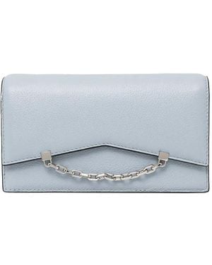 Karl Lagerfeld Leather Cross Body Bag - Grey