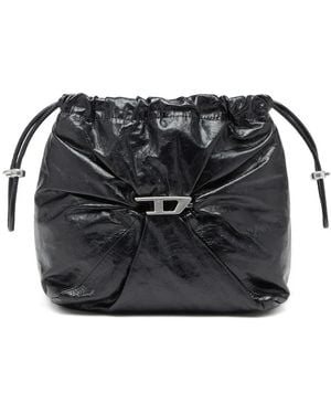 DIESEL Bucket Bag "Scrunch-D" - Black