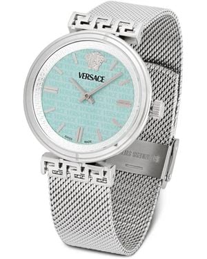 Versace Greca 36Mm Watch - Grey