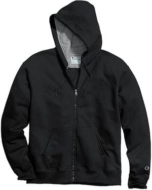 Champion Zipped Hoodie - Black