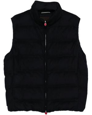 Kiton Bodywarmer Met Ritssluiting - Zwart