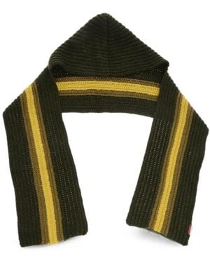 DSquared² Striped Hooded Scarf - Green