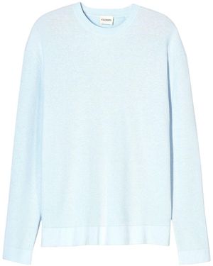 Closed Fine-Knit Jumper - Blue