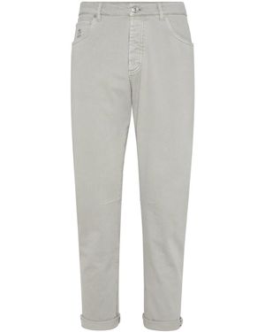 Brunello Cucinelli ストレートジーンズ - グレー