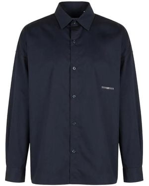 Societe Anonyme Buttoned oversized shirt - Blau