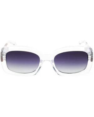 Fila Rectangle-Frame Sunglasses - White