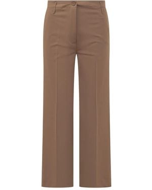 Semicouture Shelby Pants - Brown