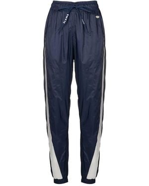 Amir Slama Pantalones de chándal con detalle transparente - Azul
