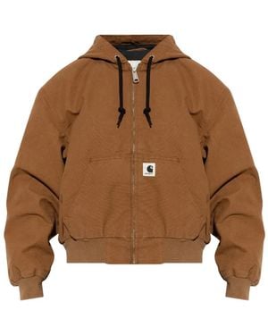 Carhartt Hooded Zip Jacket - Brown