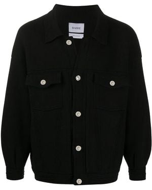 Barrie Oversized Denim Jacket - Black