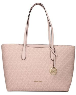 Michael Kors Monogram-Pattern Tote Bag - Pink