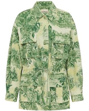 ALÉMAIS Sara Toile De Jouy Jack Met Print - Groen