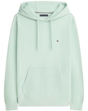 Tommy Hilfiger Logo-Embroidered Essential Hoodie - Green