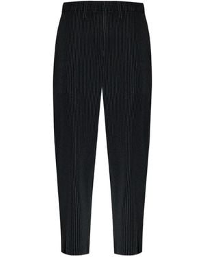 メンズ Homme Plissé Issey Miyake Agate ジップ パンツ ナチュラル | Lyst