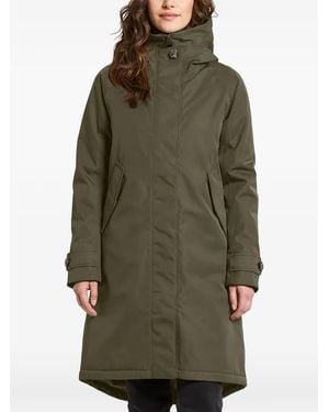Didriksons Luna Hooded Raglan-Sleeve Parka - Green
