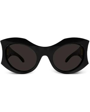 Balenciaga ロゴ サングラス - ブラック