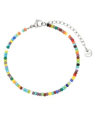 COLLANINE COLORATE Pulsera Con Cuentas - Metálico